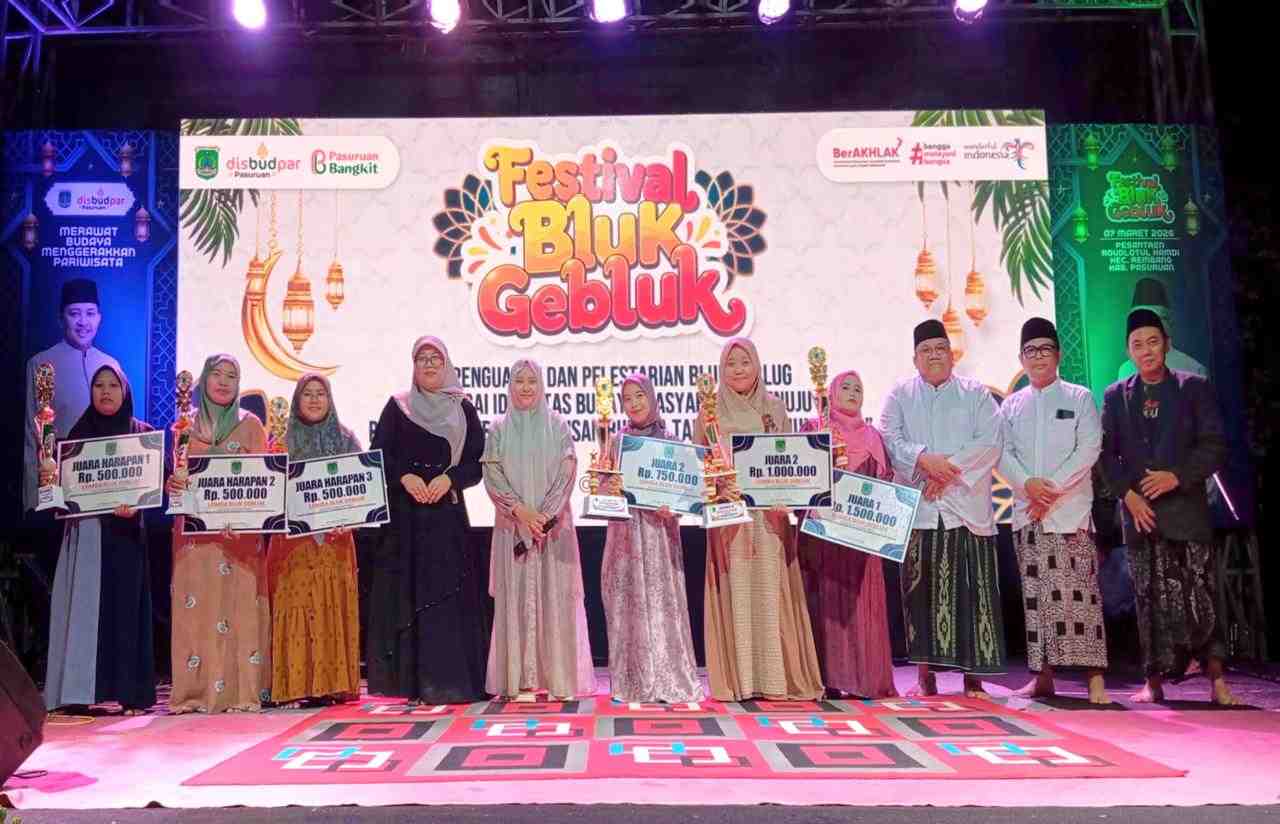 Festival Bluk Gebluk 2_11zon Rawat Budaya dan Tingkatkan Kunjungan Wisata, Disbudpar Kabupaten Pasuruan Gelar Festival Bluk Gebluk di Ponpes Roudlotul Hamdi Rembang