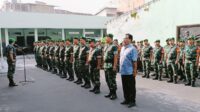 Kasdim 0833 Kota Malang Pimpin Apel Kembali Cuti Lebaran
