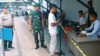 Babinsa Blimbing bersama Bhabinkamtibmas pengamanan kunjungan warga binaan Lapas Kelas I Malang. (ist) Babinsa Blimbing Bersama Bhabinkamtibmas Pengamanan Kunjungan Warga Binaan Lapas Kelas I Malang