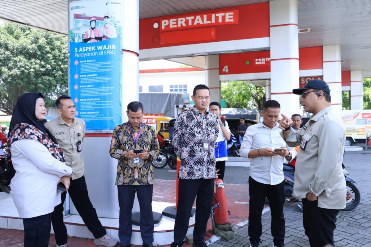 Pj Sekda Jember Pastikan Stok BBM Aman Setelah Sidak Empat SPBU