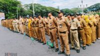 ASN di lingkungan Pemkot Malang akan mengikuti halal bihalal untuk mengawali hari kerja efektif. (Seru.co.id/bas) ASN Pemkot Malang Kembali Bekerja, Tradisi Halal Bihalal Jadi Penguat Kebersamaan