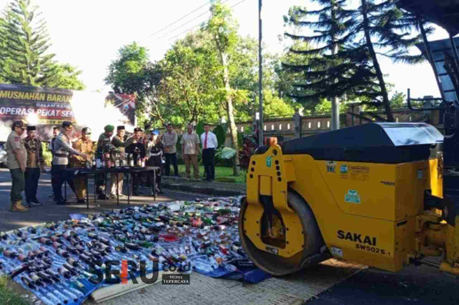Polres Malang Musnahkan 1.659 Miras dari Operasi Pekat Semeru 2026