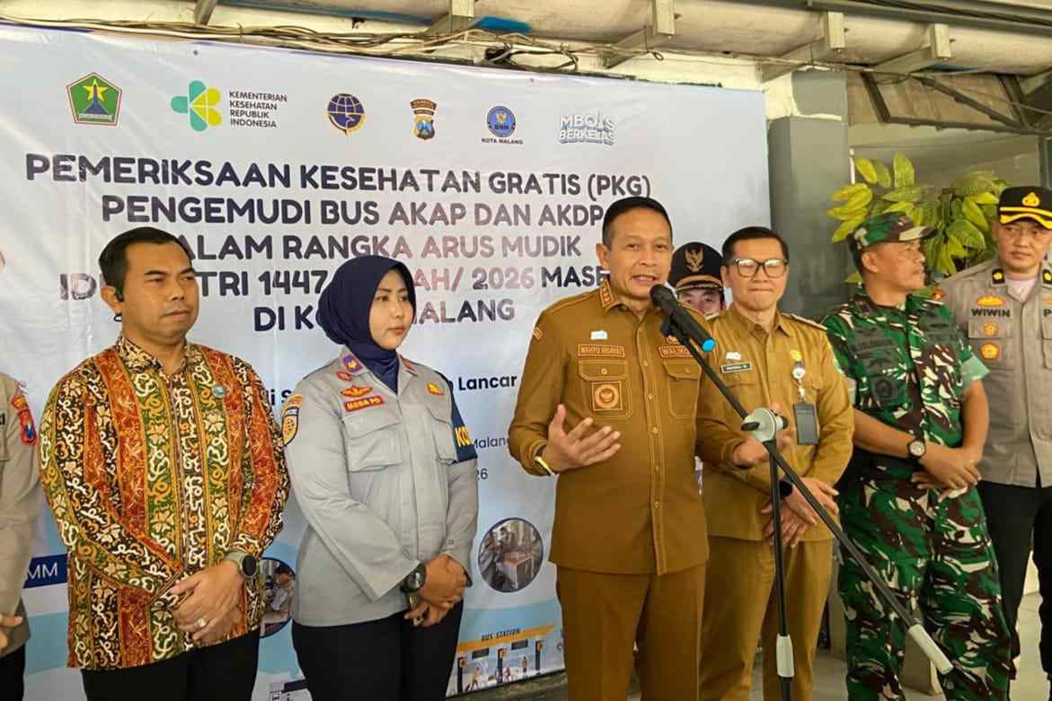 Pemkot Malang Perketat Pemeriksaan Sopir Bus Jelang Arus Mudik, Antisipasi Gangguan Perjalanan