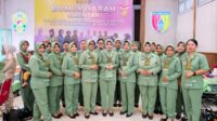 Persit KCK Cabang XL Dim 0833 Donor Darah dan Apel Bersama Wanita TNI. (ist) Persit KCK Cabang XL Dim 0833 Donor Darah dan Apel Bersama Wanita TNI