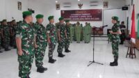 Dandim 0833 Pimpin Upacara Kenaikan Pangkat Lingkungan Kodim