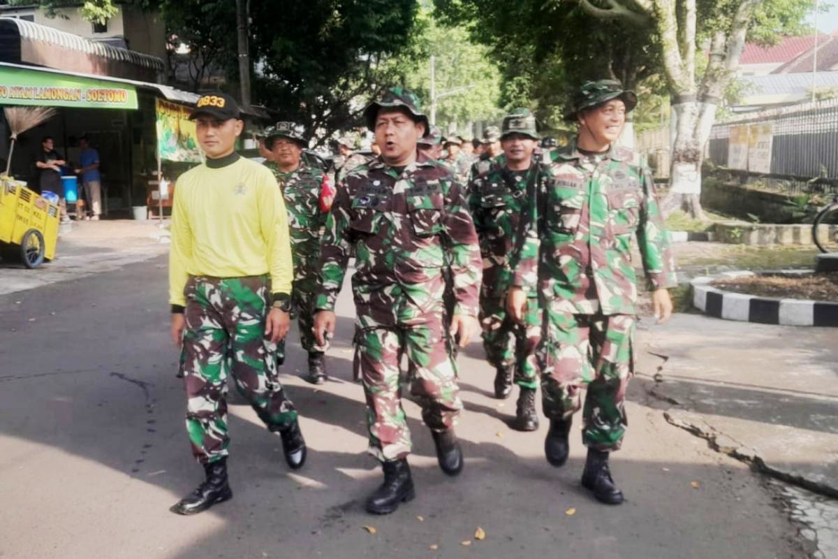 Kodim 0833 Kota Malang gelar Hanmars, penilaian jasmani militer personel. (ist) Kodim 0833 Kota Malang Gelar Hanmars, Penilaian Jasmani Militer Personel