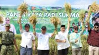 Kegiatan panen raya_11zon Turut Dukung Sektor Pertanian, Bupati Malang Apresiasi Penuh GP Ansor