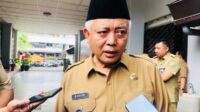 Bupati Malang, HM Sanusi menjelaskan. (Wul) Sanusi Berharap OPD Pemkab Malang Jemput Bola Program Pusat di Tengah Pemangkasan TKD
