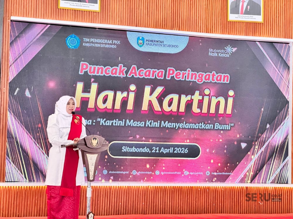Wabup Ulfiyah pada peringatan Hari Kartini di Situbondo. (Seru.co.id/aza) Wabup Ulfiyah Tegaskan Peringatan Hari Kartini Perkuat Peran Perempuan dalam Pembangunan
