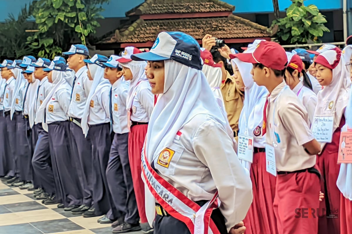Program seragam gratis di tahun 2026 akan diprioritaskan untuk siswa prasejahtera. (Seru.co.id/bas) Anggaran Terbatas, Pemkot Malang Prioritaskan Seragam Gratis Sasar Siswa Prasejahtera di 2026