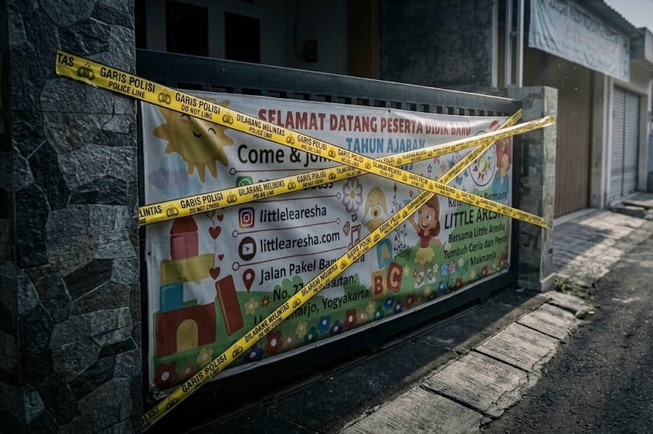 Ilustrasi kasus Daycare Little Aresha. (AI Generated) Ini Fakta Terbaru Kasus Kekerasan dan Penelantaran di Daycare Little Aresha Yogyakarta