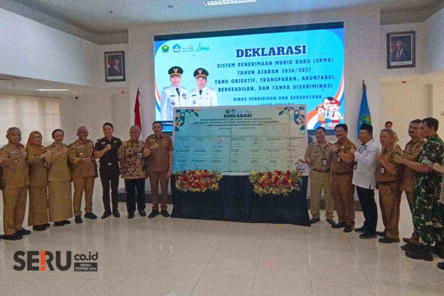 Pemkot Malang Tegaskan SPMB 2026 Bebas Titip-Menitip, Pengawasan Sistem Terpantau Real Time