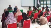 Koramil 0833-04/Sukun menggelar kegiatan Jam Komandan melibatkan personel TNI dan anggota Persit. (ist) Perkuat Soliditas Prajurit, Koramil Sukun Libatkan Persit dalam Jam Komandan
