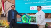 Rektor UB dan Kepala BPJPH saat membuka Indonesia Halal Ecosystem Summit & UB Halal Metric Award 2026. (Seru.co.id/bas) UB Dukung Indonesia Menuju Pusat Halal Dunia 2027, Sinergi BPJPH Perkuat Implementasi Halal Metric
