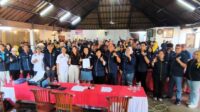 Foto bersama seluruh peserta Munas I Asmipa di Bali. (Seru.co.id/dik) Musyawarah Nasional I Astana Mitra Pariwisata Berlangsung Sukses di Bali, Bunda Sofi Kembali Dilantik sebagai Ketua Umum