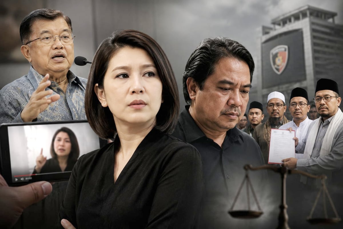 Ilustrasi buntut kontroversi komentar terhadap video ceramah JK. (AI Generated) Grace Natalie Tak Dibantu PSI dan Ade Armando Pilih Mundur Buntut Kontroversi Video JK