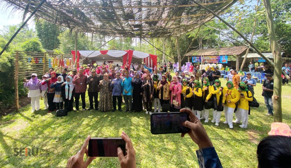 Pj Sekda Jember Apresiasi Peluncuran Festival Egrang Tanoker ke-14