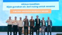 UB dan UNESCO berkolaborasi dalam kampanye pengelolaan sumber daya air dunia. (Seru co.id/bas) UB Jadi Pelopor Kampanye Pengelolaan Sumber Air Dunia Bersama UNESCO