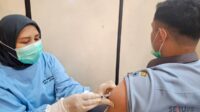 RSSA mengawali vaksinasi campak untuk tenaga kesehatan di Kota Malang. (Seru.co.id/bas) RSSA Awali Vaksinasi Campak Nakes di Kota Malang, Pelaksanaan Bertahap Empat Hari