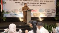 Kuatkan Opsen PKB dan BBNKB, Pemkab Malang Gelar Sosialisasi bagi Bendahara Desa