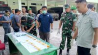 Kegiatan tes urin yang dilaksanakan personel prajurit dan ASN Kodim 0833 Kota Malang. (Ist) Personel Prajurit dan ASN Kodim 0833 Kota Malang Gelar Pemeriksaan Urine