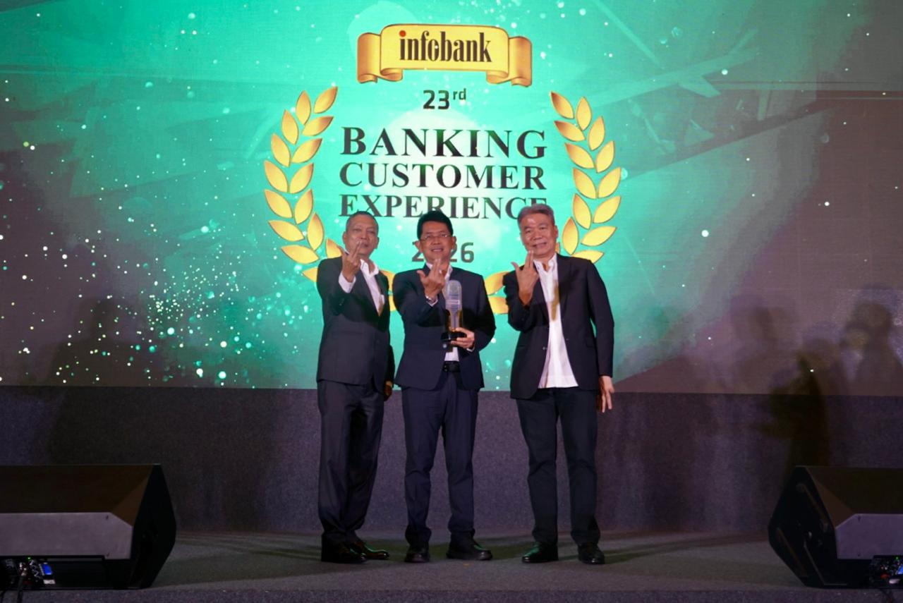 Bank Jatim Borong 7 Bank Jatim Borong 7 Penghargaan dalam Ajang 23rd INFOBANK-MRI Banking Service Excellence Appreciation 2026