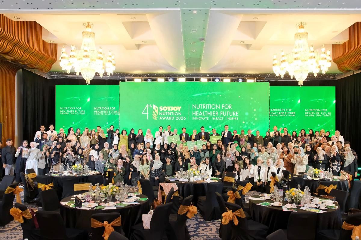 Tamu undangan dan finalis SOYJOY Nutrition Award 2026. (dok. Humas Soyjoy) SOYJOY Nutrition Award 2026 Apresiasi Inovasi Ahli Gizi untuk Indonesia Lebih Sehat