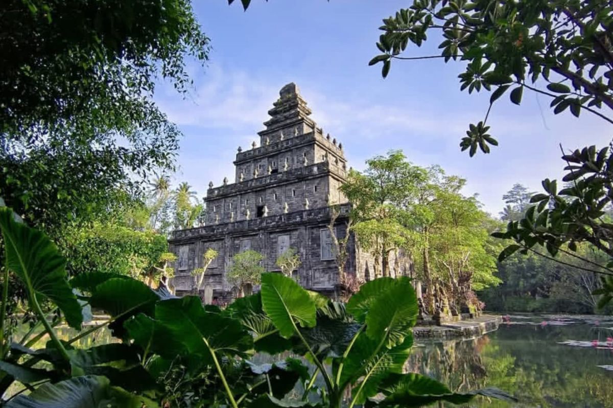 Salah satu replika candi zaman kerajaan di Lembah Tumpang Resort Malang. (ist) Lembah Tumpang Resort Malang, Padukan Pesona Alam dan Kemegahan Arsitektur Zaman Kerajaan Majapahit-Singosari
