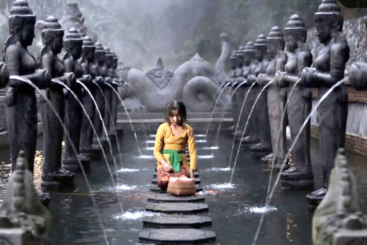 Lembah Tumpang Resort Malang, Padukan Pesona Alam dan Kemegahan Arsitektur Zaman Kerajaan Majapahit-Singosari 1 Salah satu spot foto di Lembah Tumpang Resort Malang yang bernuansa zaman kerajaan. (ist)