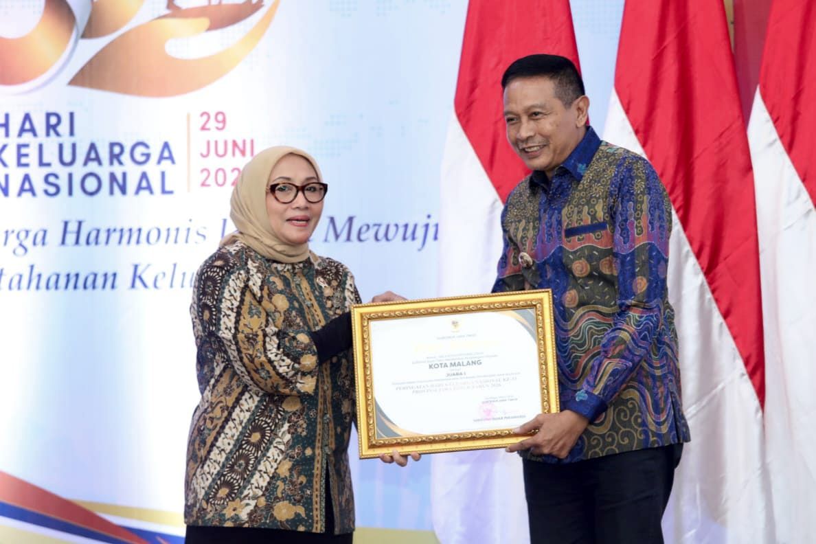 Kota Malang Raih Juara I Pencegahan dan Penanganan Perkawinan Anak Award Jatim