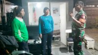 Babinsa Klojen komsos humanis bersama warga jaga Kamtibmas. (ist) Babinsa Klojen Komsos Humanis Bersama Warga Jaga Kamtibmas