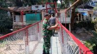 Pengecatan Jembatan Perintis Garuda di Klojen, Akses Warga Segera Terhubung