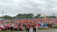 Suasana saat lansia padati alun-alun Jember di acara peringatan HLUN. (Seru.co.id/sgt) Lautan Lansia Padati Alun-alun Jember di Acara Peringatan HLUN