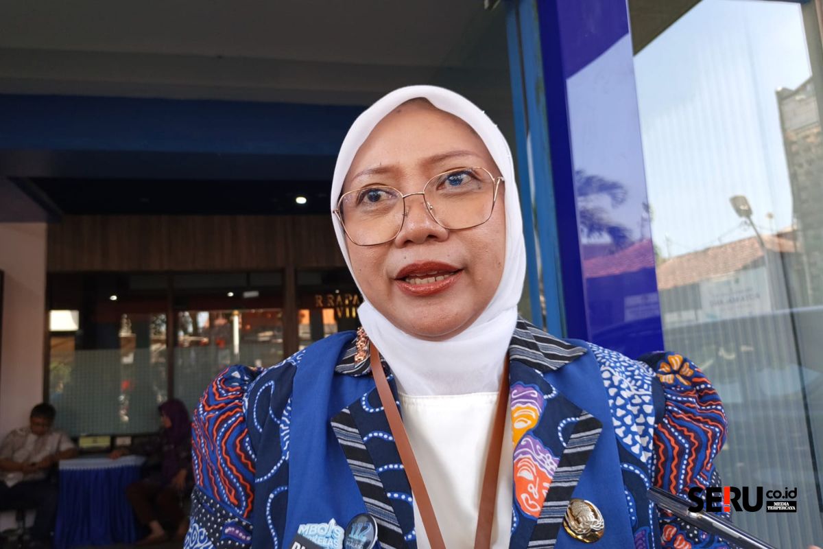 Camat Sukun menjelaskan, pihaknya sedang memonitoring realisasi RT berkelas di wilayahnya. (Seru.co.id/bas) Tahap Awal Realisasi RT Berkelas di Sukun Didominasi Perbaikan Drainase dan Paving