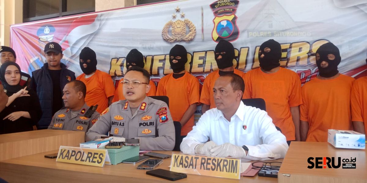Selama Periode Bulan Juni 2026, Polres Situbondo Berhasil Ungkap Delapan Kasus Serta Amankan Sembilan Tersangka