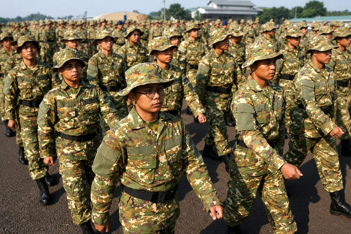 Latsarmil bagi peserta SPPI. (Instagram @kemhanri) Kemhan Hentikan Latsarmil untuk SPPI, Diganti Pembekalan Bela Negara