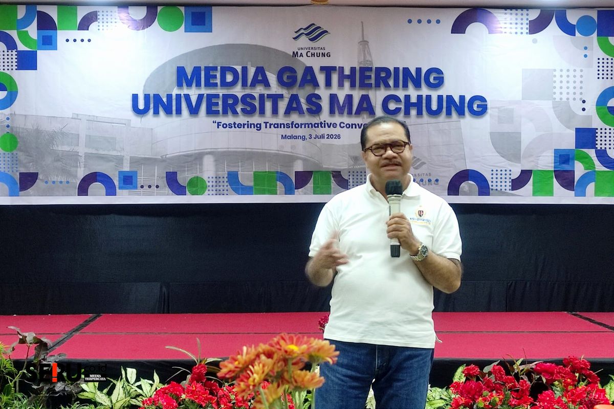 Rektor Universitas Ma Chung, Prof Dr Ir Stefanus Yufra Menahen Taneo MS MSc. (rhd) Universitas Ma Chung Usung Fostering Transformative Convergence, Transformasi Konvergensi Kampus Global