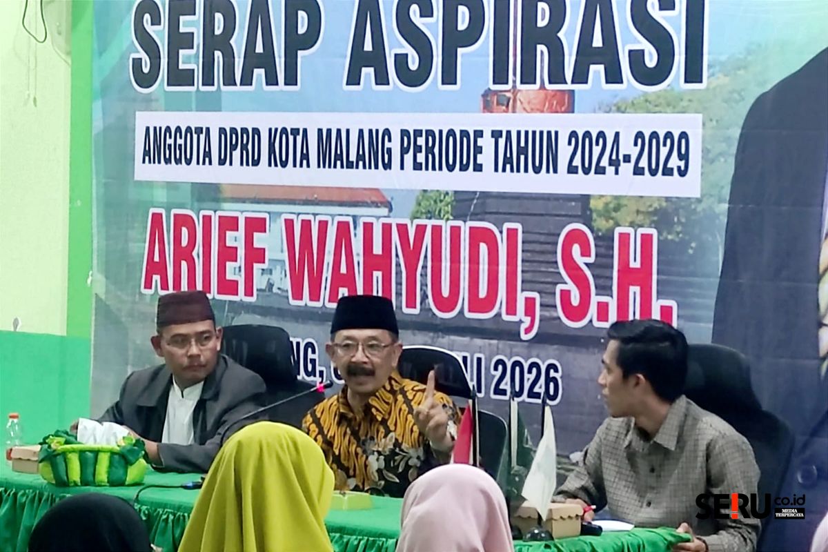 Anggota Fraksi PKB DPRD Kota Malang, Arief Wahyudi mengajak masyarakat terbuka menyampaikan aspirasi. (rhd) Arief Wahyudi Serap Aspirasi Masyarakat Permasalahan Pendidikan dan Evaluasi MBG