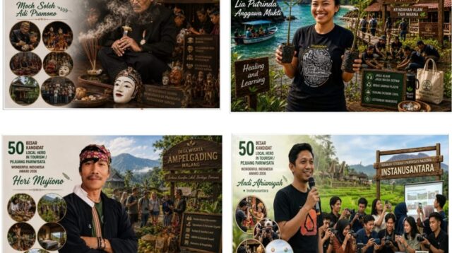 Empat Penggerak Pariwisata Kabupaten Malang Masuk 50 Besar Local Hero in Tourism 2026