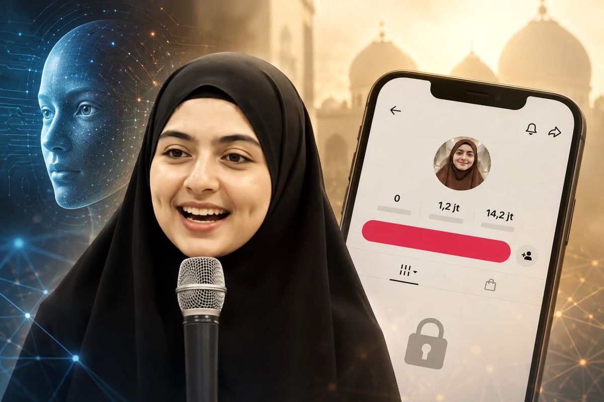 Ustazah Nia Hajar Ternyata Sosok AI, Begini Respons Berbagai Pakar