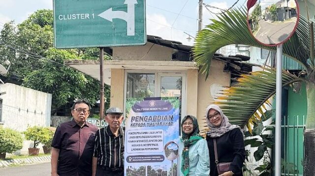 Polinema Pasang Rambu Lalu Lintas Lensa Cembung Reduksi Blind Spot di Lowokwaru