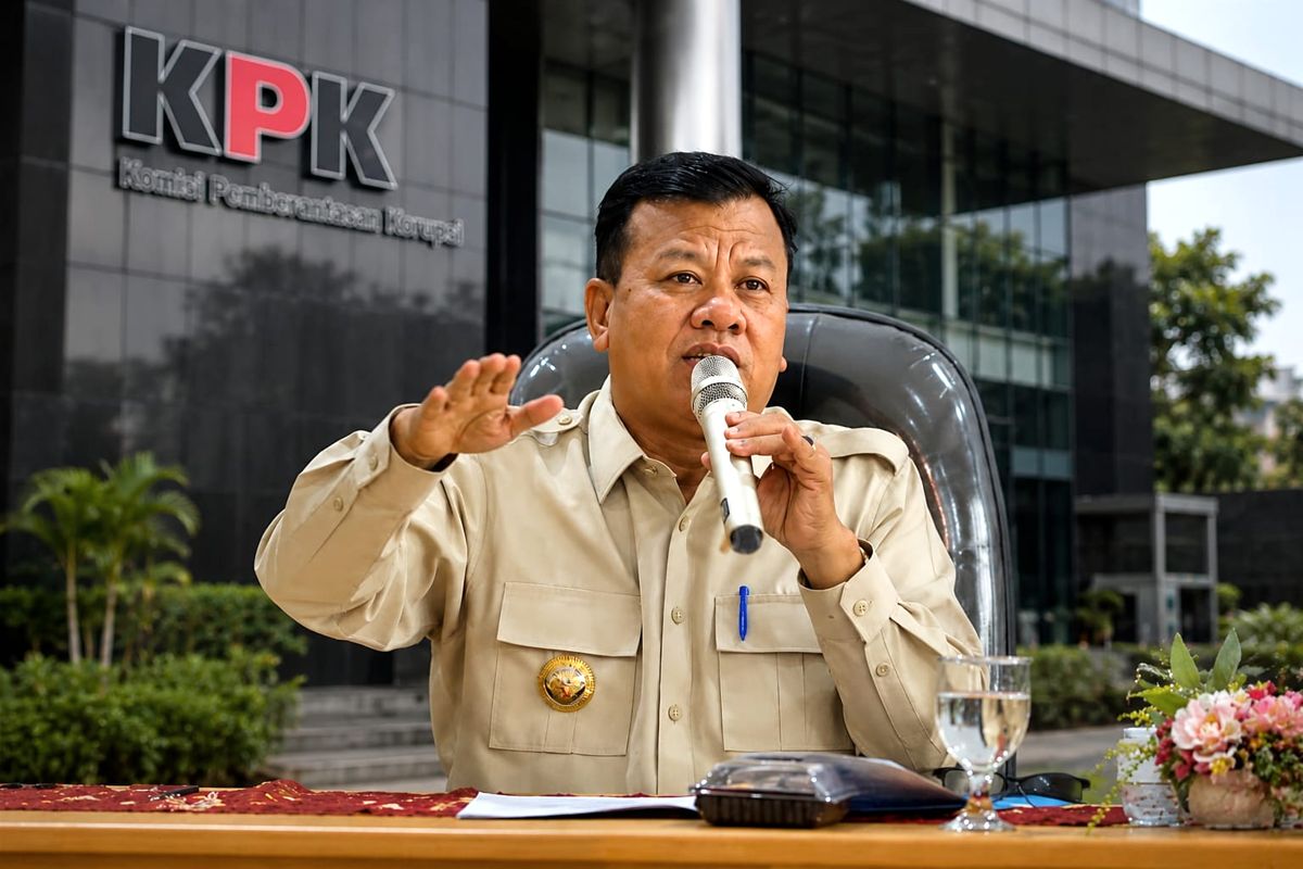 KPK Tetapkan Bupati Kuansing Suhardiman Amby Tersangka, Diduga Terima Suap Seleksi Sekda