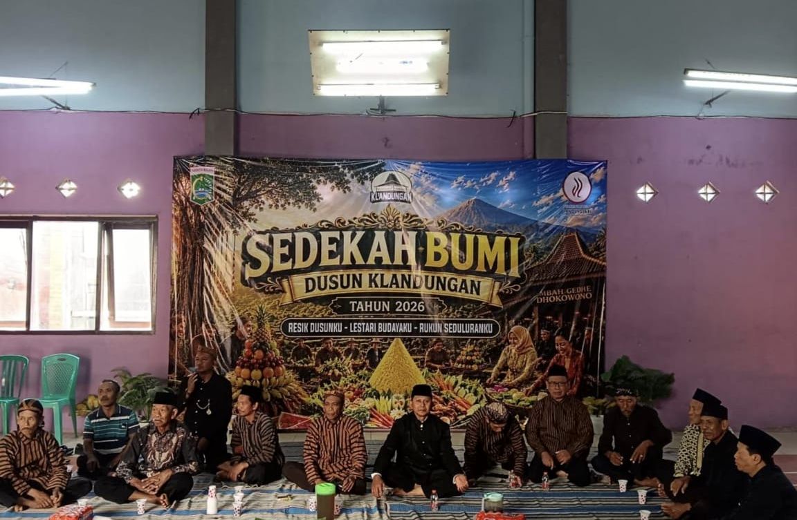 Sedekah Bumi Dusun Klandungan Tahun 2026' yang digelar setiap tahun di Bulan Suro. (Seru.co.id/ist.) Lestarikan Budaya Adat, Sedekah Bumi Dusun Klandungan Digelar Setiap Bulan Suro